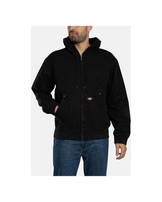 Dickies Black Zip-Throughs for men