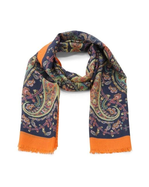 Etro Multicolor Winter Scarves for men