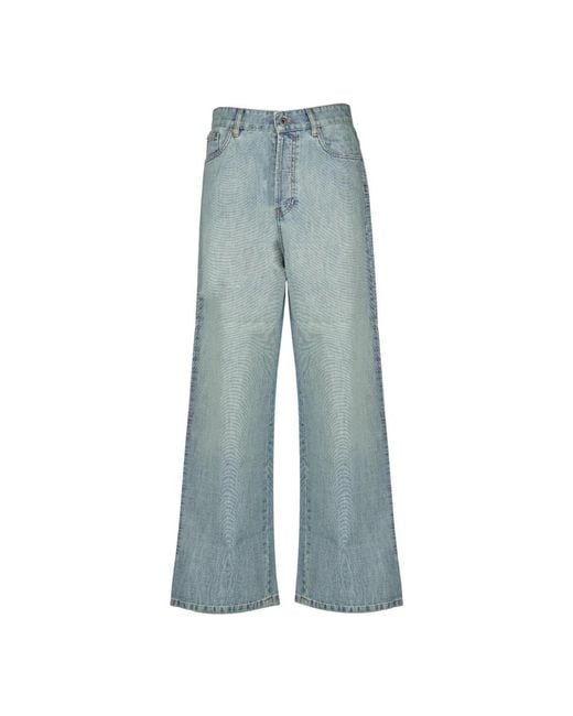 Miu Miu Blue Wide Jeans