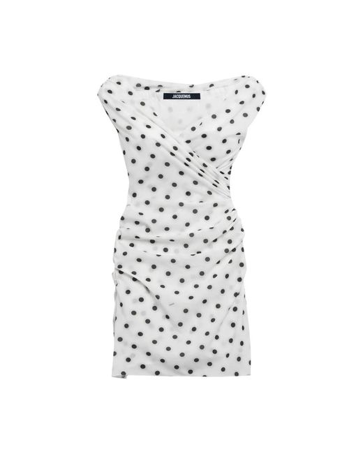Jacquemus Short Dresses in het White
