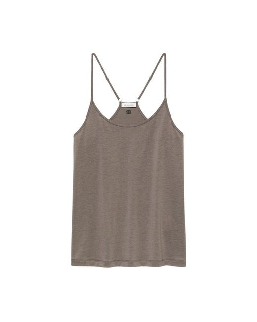 Alchemist Brown Anemone Top