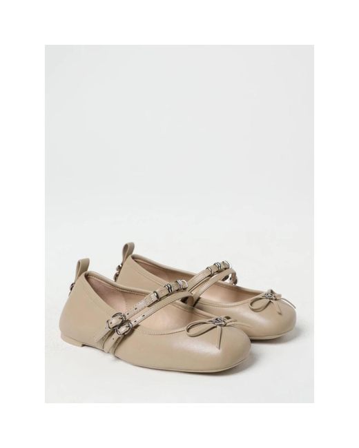 Pinko Natural Ballerina Shoes