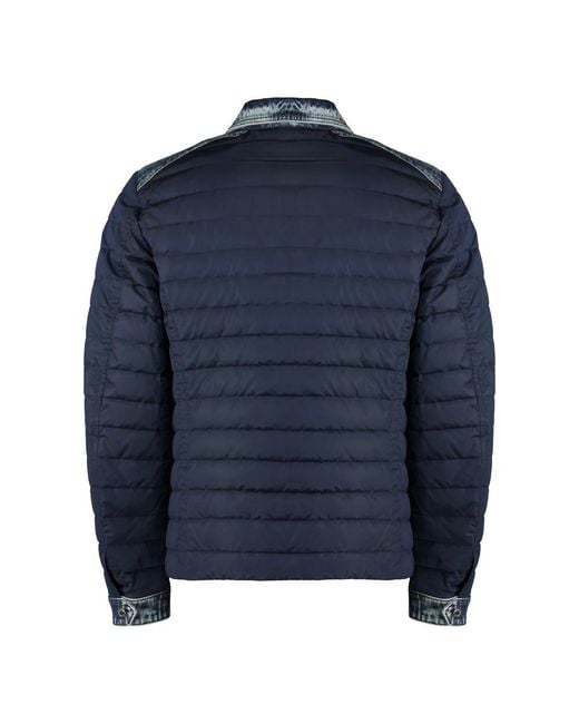 Moorer Blue Down Jackets for men