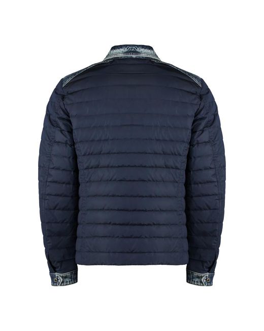 Moorer Blue Down Jackets for men