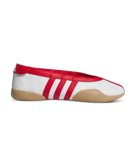 Adidas Red Ballerinas