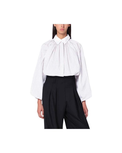 Patou White Blouses
