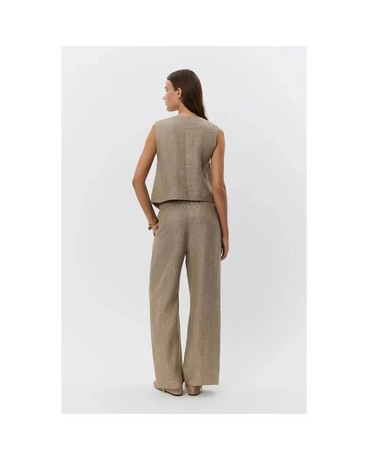 Sofie Schnoor Gray Wide Trousers