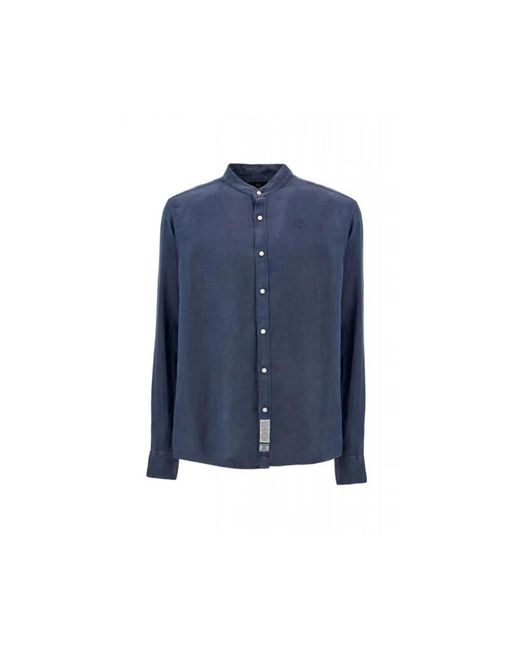 La Martina Blue Casual Shirts for men