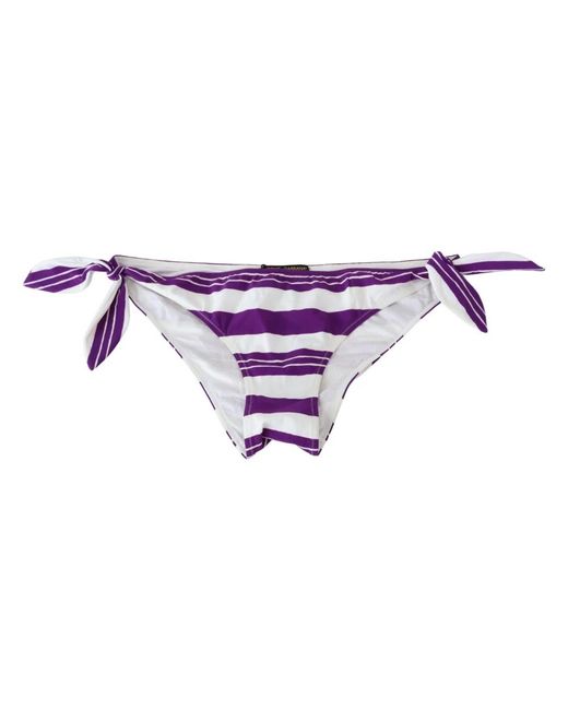 Dolce & Gabbana Purple Bikinis