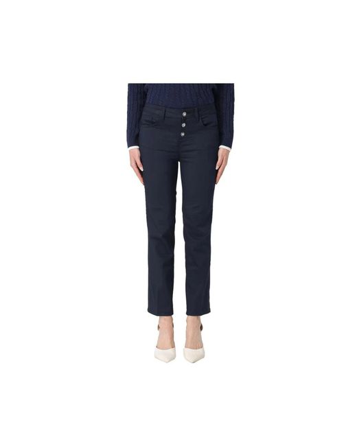 Liu Jo Blue Cropped Trousers