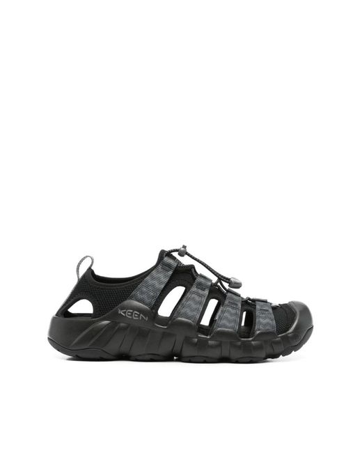 Keen Schoenen ,Zwart ,Zwarte Sandalen Met Rubberen Zool in het Black voor heren