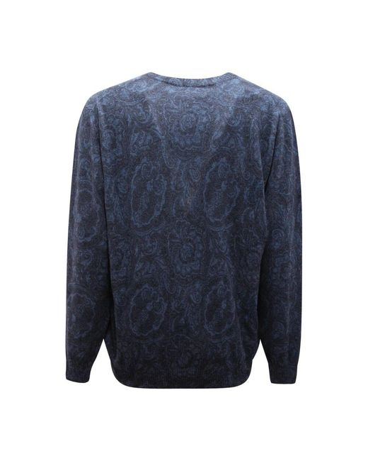 Etro Wollpullover Made in Blue für Herren