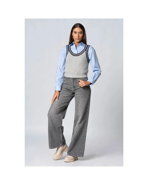 Kocca Sleeveless Knitwear in het Blue