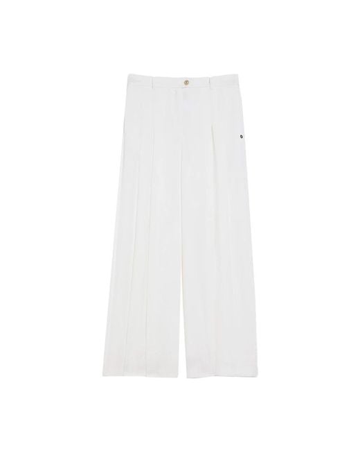 Wide Trousers Pennyblack de color White