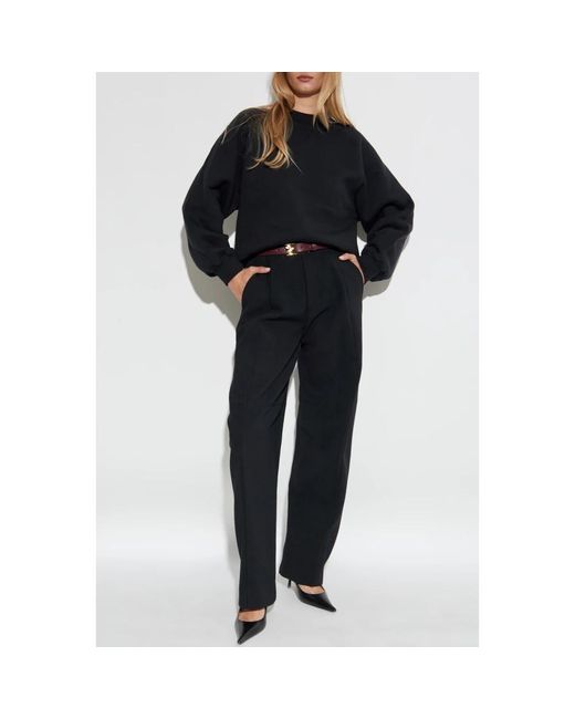 Victoria Beckham Blue Rundhalsausschnitt Sweatshirt