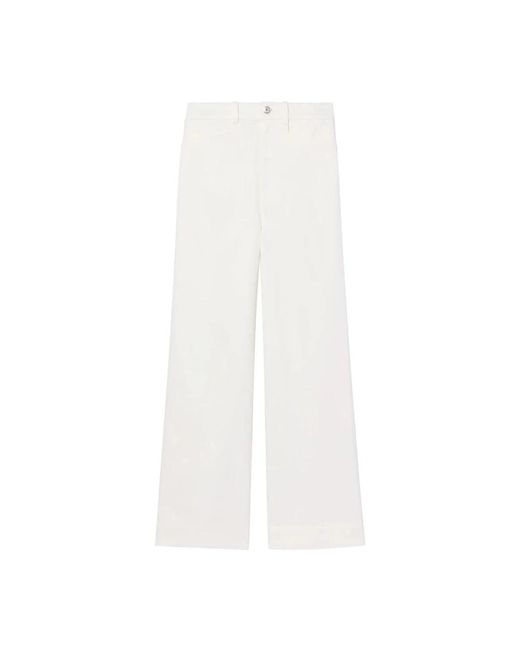 Wide jeans Proenza Schouler de color White