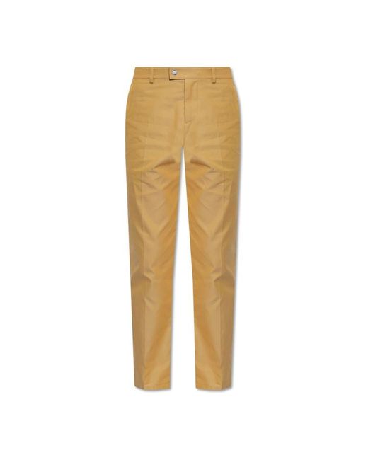 Burberry Falten-front-hose in Natural für Herren