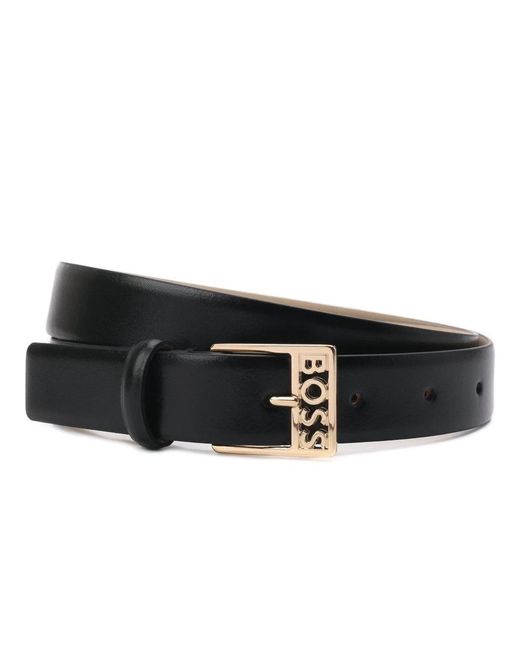 Boss Black Alicia Logo Buckle Belt