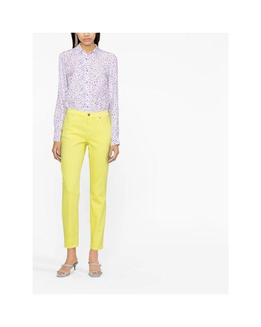 P.A.R.O.S.H. Yellow Skinny Trousers