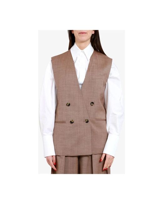 Vests Philosophy Di Lorenzo Serafini en coloris Brown