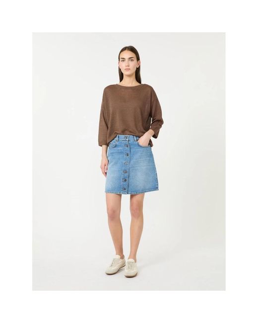 Weekend by Maxmara Brown Round-Neck Knitwear
