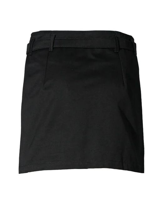 MARINE SERRE Black Short Skirts