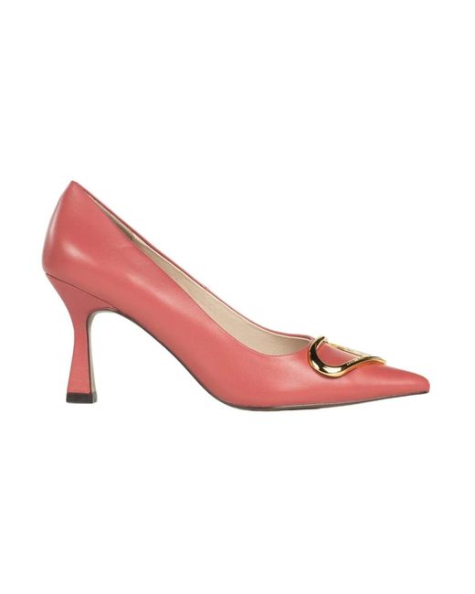 Zapato tacón liso himma Coccinelle de color Pink