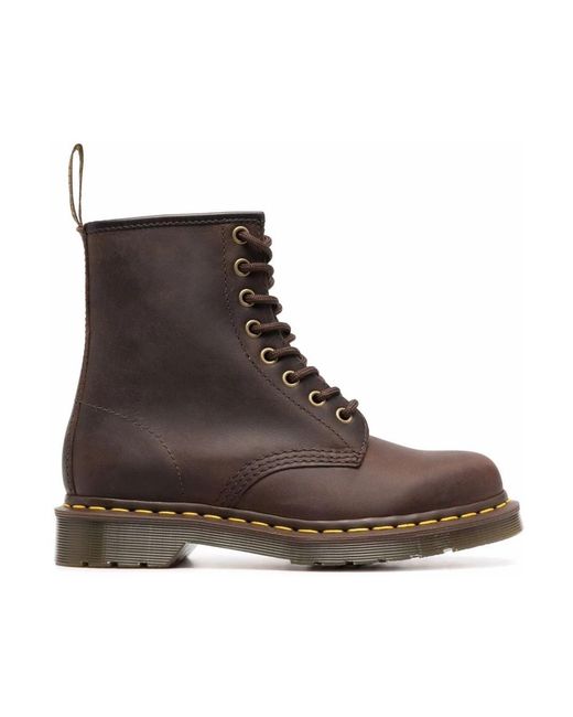 Dr. Martens Brown Lace-Up Boots for men