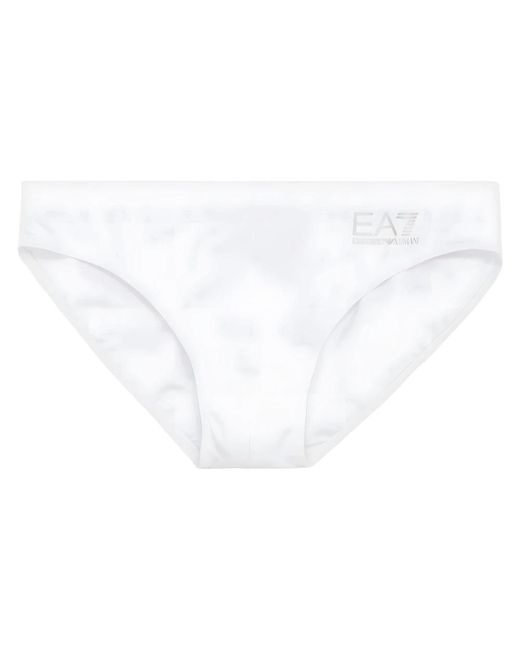 EA7 White Beachwear for men