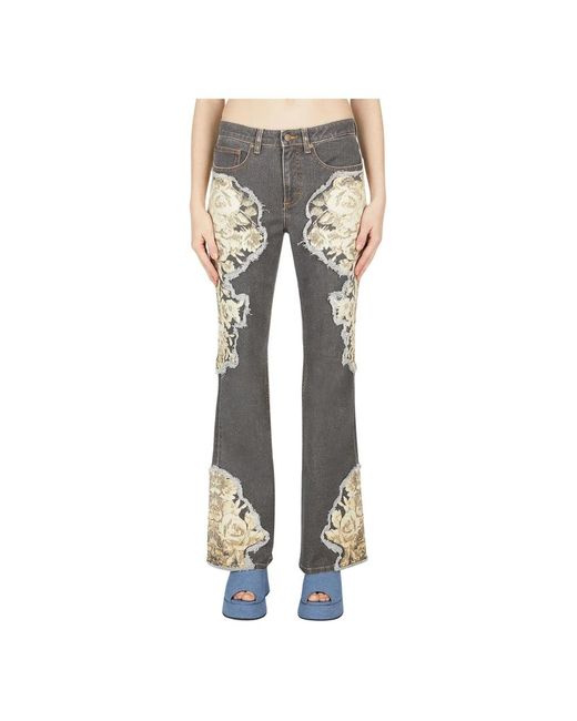 Guess Gray Flare Jeans