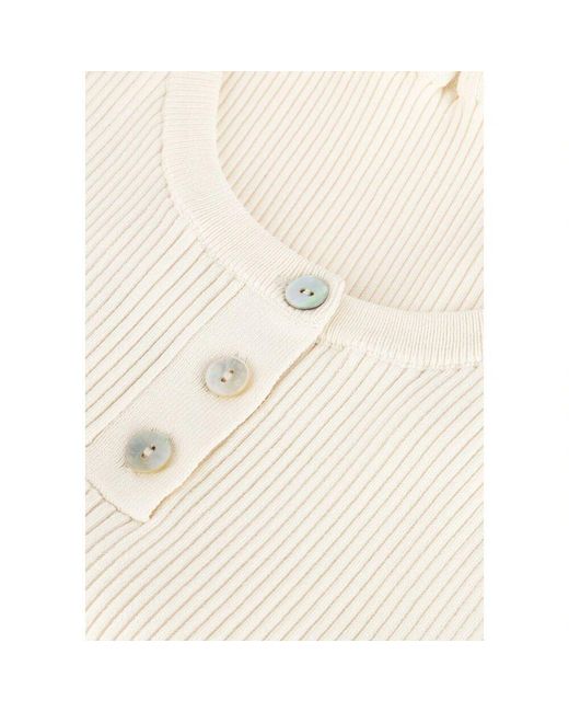 Silvian Heach Blue Elegantes Ecru Top Gpp25035To