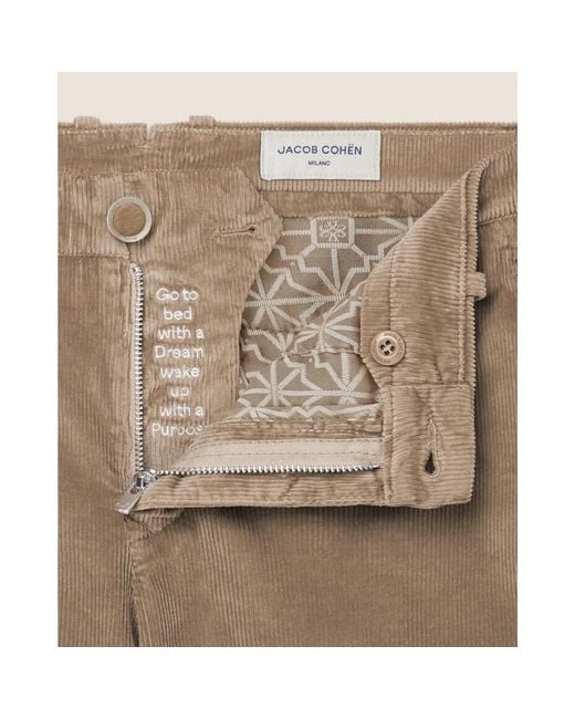 Jacob Cohen Brown Slim-Fit Trousers for men