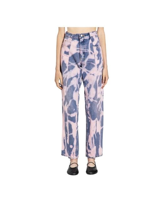 E.L.V. Denim Blue Cropped Jeans
