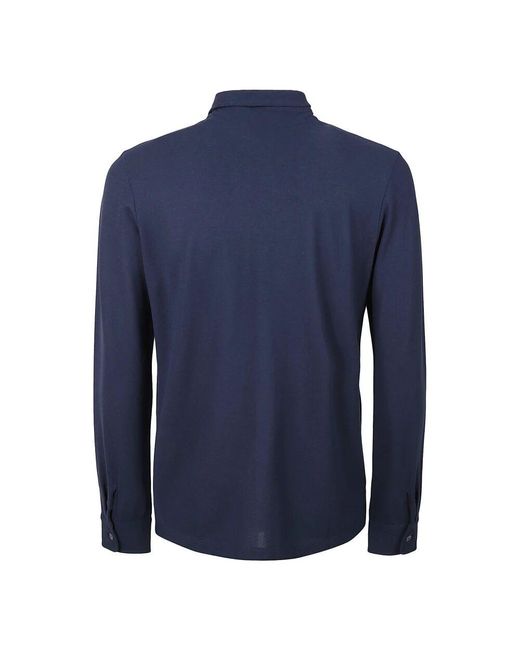 Zanone Blue Casual Shirts for men