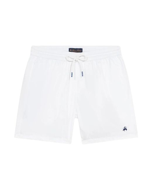 Brooks Brothers White Beachwear for men