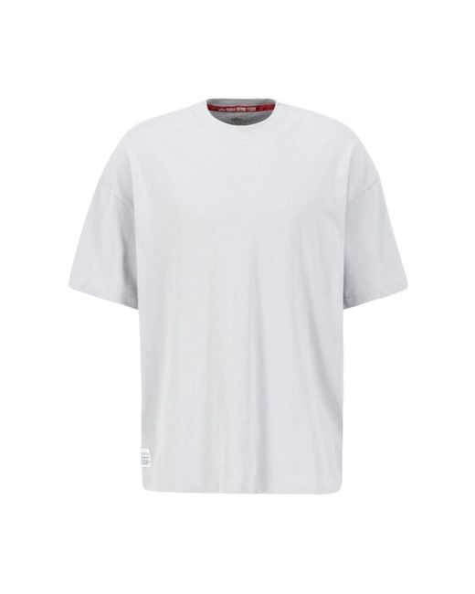 Alpha Industries White T-Shirts for men