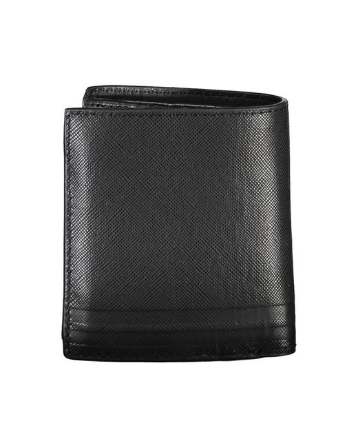 Tommy Hilfiger Schwarze Ledergeldbörse in Black für Herren