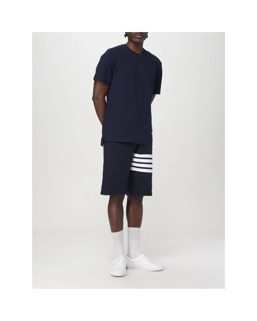 Thom Browne Blue Casual Shorts for men