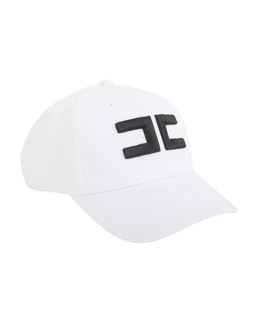 Elisabetta Franchi White Hats & Caps