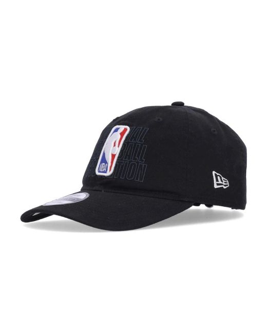 KTZ Accessoires ,Zwart ,Katoen Nba Draft Gebogen Klep Pet in het Black