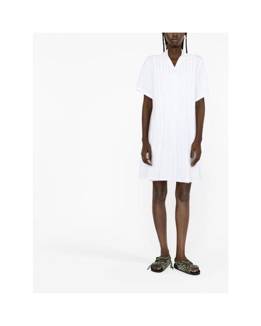 KENZO White Short Dresses