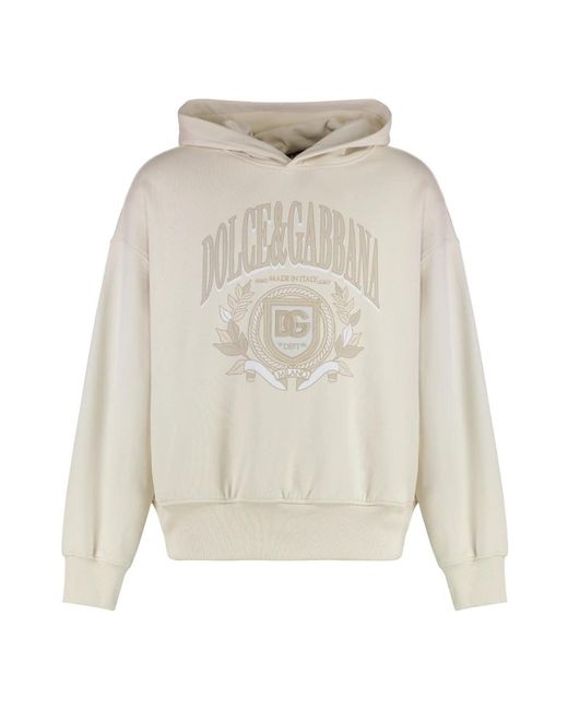 Hoodies di Dolce & Gabbana in White da Uomo
