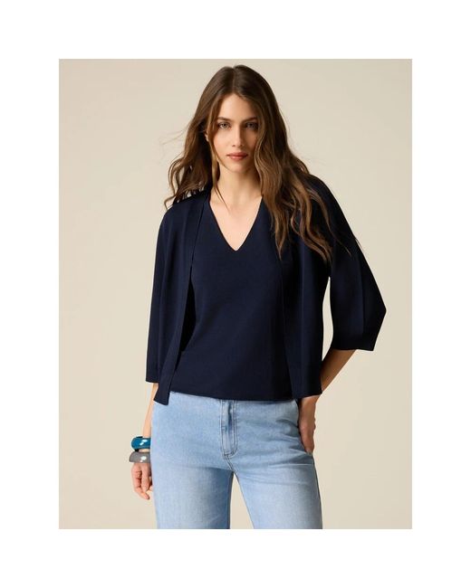 Cardigans Oltre de color Blue