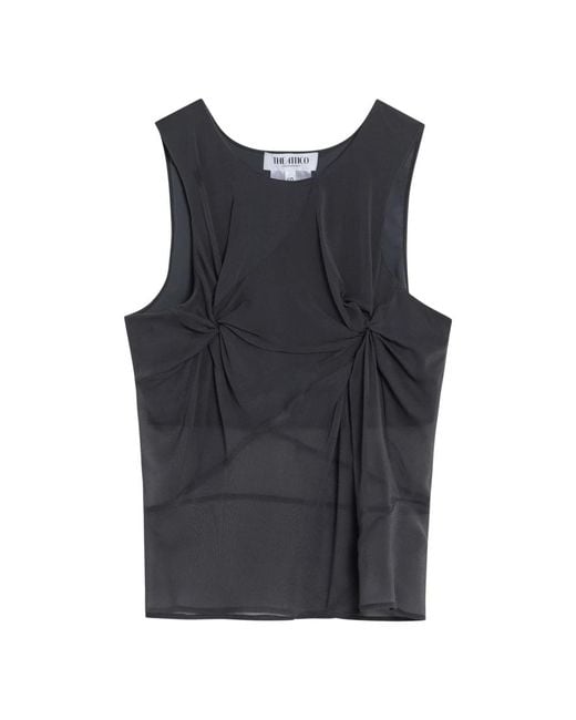 The Attico Sleeveless Tops in het Blue