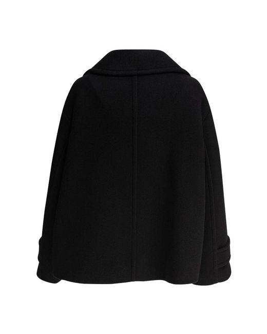 Chloé Black Double-Breasted Coats