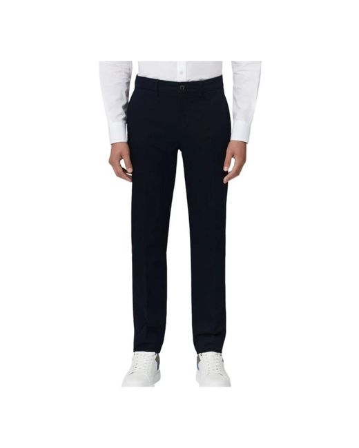 Harmont & Blaine Black Straight Trousers for men