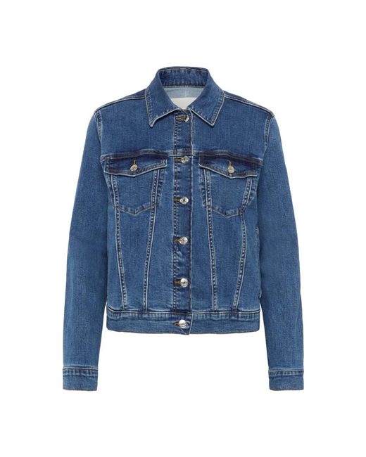 Part Two Nicholiapw Ja Jacket in het Blue