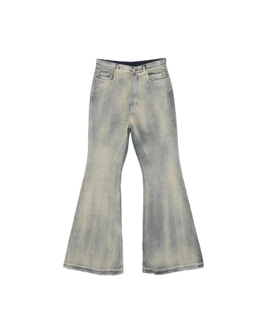 Wide Jeans Rick Owens de hombre de color Gray