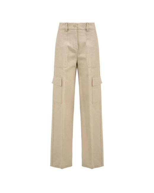 Aspesi Wide Trousers in het Natural