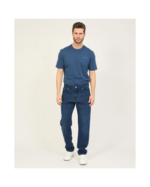 Boss Blaue casual straight fit denim jeans in Blue für Herren